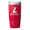 Pineapples and Coconuts Red Polar Camel Tumbler - 20oz - Single Sided - Approval