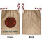 Pineapples and Coconuts Santa Bag - Approval - Front