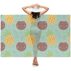 Pineapples and Coconuts Sheer Sarong