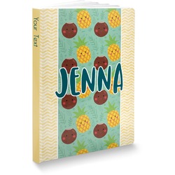 Pineapples and Coconuts Softbound Notebook - 5.75" x 8" (Personalized)