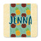 Pineapples and Coconuts Square Fridge Magnet - FRONT