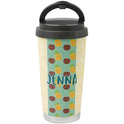 Pineapples and Coconuts Stainless Steel Coffee Tumbler (Personalized)