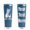 Pineapples and Coconuts Steel Blue RTIC Everyday Tumbler - 28 oz. - Front and Back