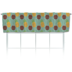 Pineapples and Coconuts Valance