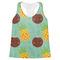 Pineapples and Coconuts Womens Racerback Tank Tops - Medium - Front - Flat
