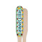 Pineapples and Coconuts Wooden Food Pick - Paddle - Single Sided - Front & Back