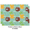 Pineapples and Coconuts Wrapping Paper Sheet - Double Sided - Front