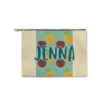 Pineapples and Coconuts Zipper Pouch - Small - 8.5"x6" (Personalized)