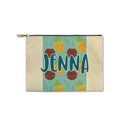 Pineapples and Coconuts Zipper Pouch - Small - 8.5"x6" (Personalized)