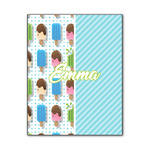 Popsicles and Polka Dots Wood Print - 11x14 (Personalized)