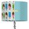 Popsicles and Polka Dots 16" Drum Lampshade - ON STAND (Fabric)