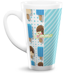 Popsicles and Polka Dots 16 Oz Latte Mug (Personalized)