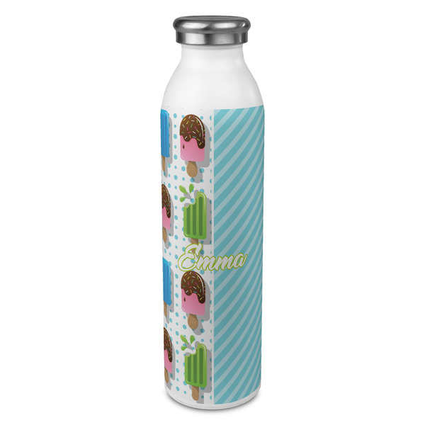 Custom Popsicles and Polka Dots 20oz Stainless Steel Water Bottle - Full Print (Personalized)