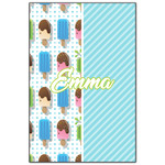 Popsicles and Polka Dots Wood Print - 20x30 (Personalized)