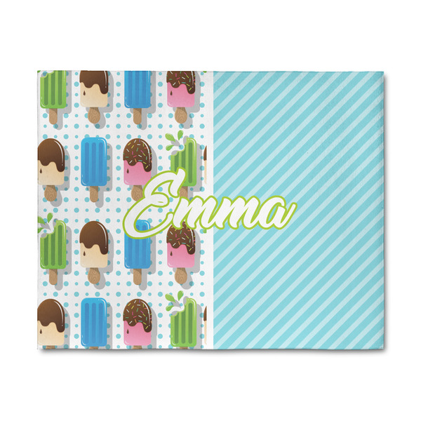 Custom Popsicles and Polka Dots 8' x 10' Patio Rug (Personalized)