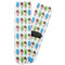 Popsicles and Polka Dots Adult Crew Socks - Single Pair - Front and Back