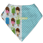 Popsicles and Polka Dots Bandana Bib (Personalized)