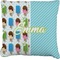 Popsicles and Polka Dots Burlap Pillow 24"