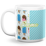 Popsicles and Polka Dots 20 Oz Coffee Mug - White (Personalized)