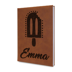 Popsicles and Polka Dots Leatherette Journal - Single Sided (Personalized)