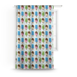 Popsicles and Polka Dots Curtain Panel - Custom Size