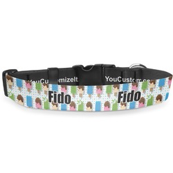 Popsicles and Polka Dots Deluxe Dog Collar - Extra Large (16" to 27") (Personalized)