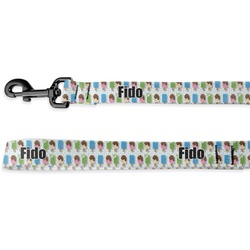 Popsicles and Polka Dots Dog Leash - 6 ft (Personalized)
