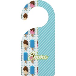 Popsicles and Polka Dots Door Hanger (Personalized)