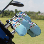 Popsicles and Polka Dots Golf Club Iron Cover - Set of 9 (Personalized)