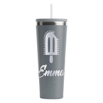 Popsicles and Polka Dots RTIC Everyday Tumbler with Straw - 28oz - Grey - Double-Sided (Personalized)