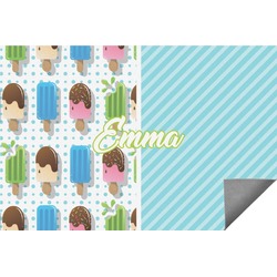 Popsicles and Polka Dots Indoor / Outdoor Rug - 5'x8' (Personalized)