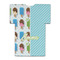 Popsicles and Polka Dots Jersey Bottle Cooler - BACK (flat)