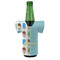 Popsicles and Polka Dots Jersey Bottle Cooler - Set of 4 - FRONT (on bottle)