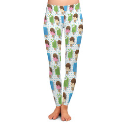 Popsicles and Polka Dots Ladies Leggings - Extra Large