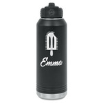 Popsicles and Polka Dots Water Bottles - Laser Engraved - Front & Back (Personalized)