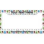 Popsicles and Polka Dots License Plate Frame - Style B (Personalized)