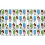 Popsicles and Polka Dots Light Switch Cover (4 Toggle Plate)