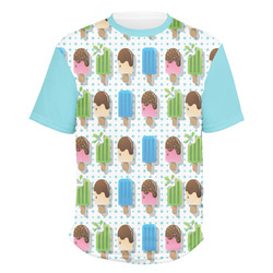 Popsicles and Polka Dots Men's Crew T-Shirt - Large