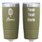 Popsicles and Polka Dots Olive Polar Camel Tumbler - 20oz - Double Sided - Approval