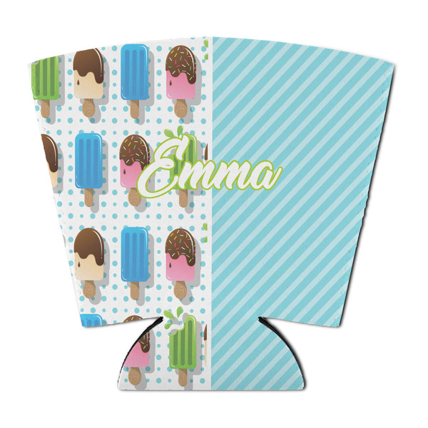 Custom Popsicles and Polka Dots Party Cup Sleeve - with Bottom (Personalized)