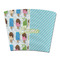 Popsicles and Polka Dots Party Cup Sleeves - without bottom - FRONT (flat)