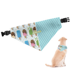 Popsicles and Polka Dots Dog Bandana - Large (Personalized)