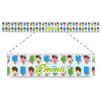 Popsicles and Polka Dots Plastic Ruler - 12" (Personalized)