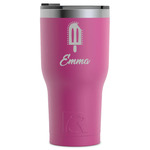 Popsicles and Polka Dots RTIC Tumbler - Magenta - Laser Engraved - Single-Sided (Personalized)