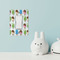 Popsicles and Polka Dots Rocker Light Switch Covers - Single - IN CONTEXT