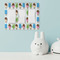 Popsicles and Polka Dots Rocker Light Switch Covers - Triple - IN CONTEXT