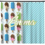 Popsicles and Polka Dots Shower Curtain - Custom Size (Personalized)