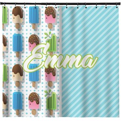 Popsicles and Polka Dots Shower Curtain - Custom Size (Personalized)