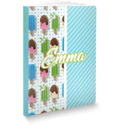 Popsicles and Polka Dots Softbound Notebook - 5.75" x 8" (Personalized)