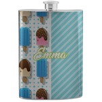 Popsicles and Polka Dots Stainless Steel Flask (Personalized)